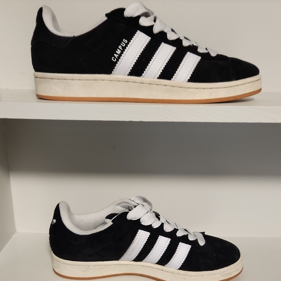 Adidas Campus 00s Black and White Men's Shoes - Picture 5 of 8